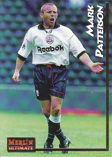 Mark Patterson Bolton Wanderers 1995/96 Merlin Ultimate #46